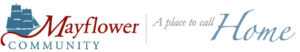 Mayflower Community logo with tagline "A place to call Home"